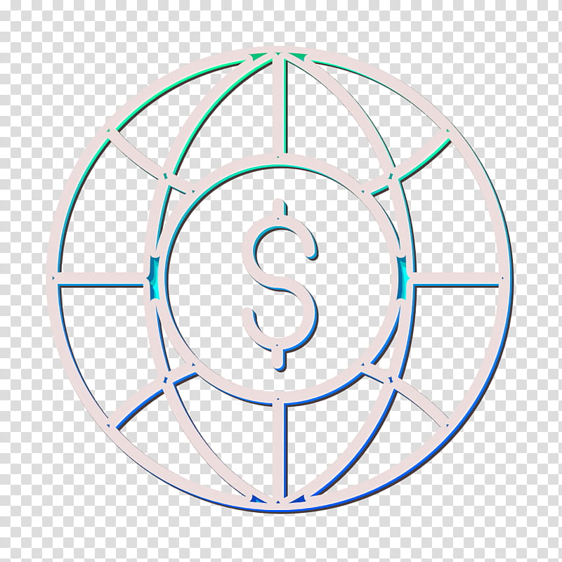 World icon Investment icon Online banking icon, Circle transparent background PNG clipart
