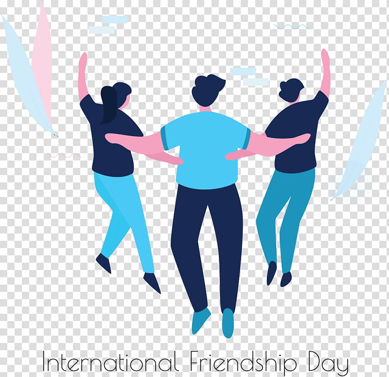 Friendship Day Happy Friendship Day International Friendship Day, Silhouette, Gesture, Dance, Event, Celebrating, Holding Hands, Countrywestern Dance transparent background PNG clipart