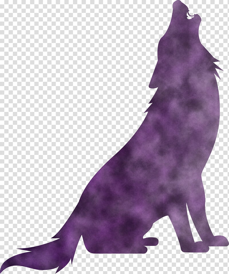 wolf, Purple, California Sea Lion, Tail, Animal Figure, Fur Seal, Cat transparent background PNG clipart