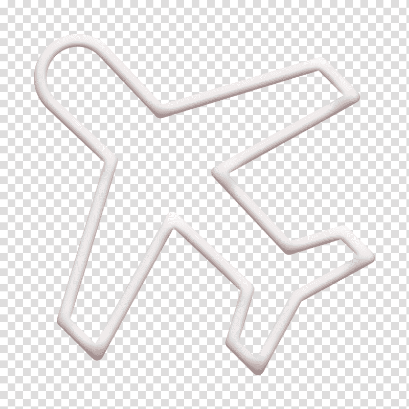 Airport icon Plane icon, Logo, Black And White
, Symbol, Line, Meter, Geometry transparent background PNG clipart