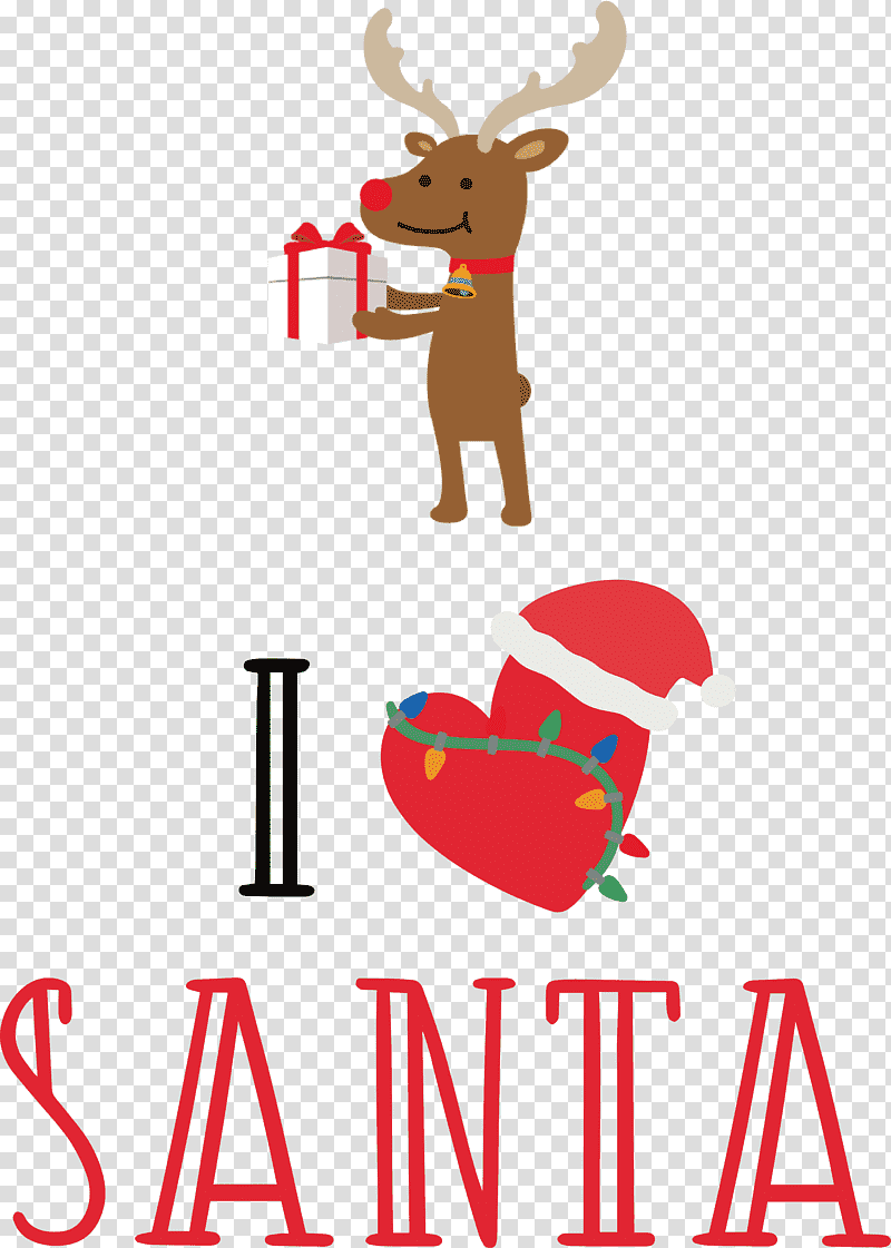 I Love Santa Santa Christmas, Christmas , Black, Highdefinition Video, Cover Art, Fine Arts, Fineart transparent background PNG clipart