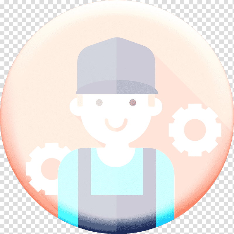 Mechanic icon Professions and jobs icon, Circle, Meter, Cartoon, Computer, Precalculus, Mathematics transparent background PNG clipart