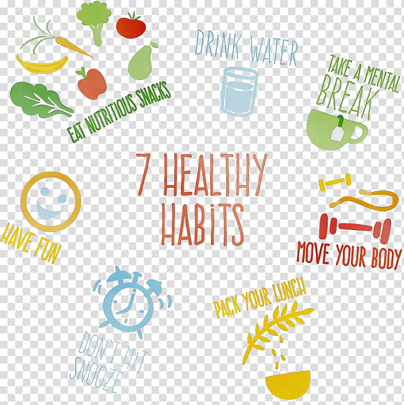 World Health Day, Watercolor, Paint, Wet Ink, Wellbeing, Lifestyle, Habit, Healthy Diet transparent background PNG clipart