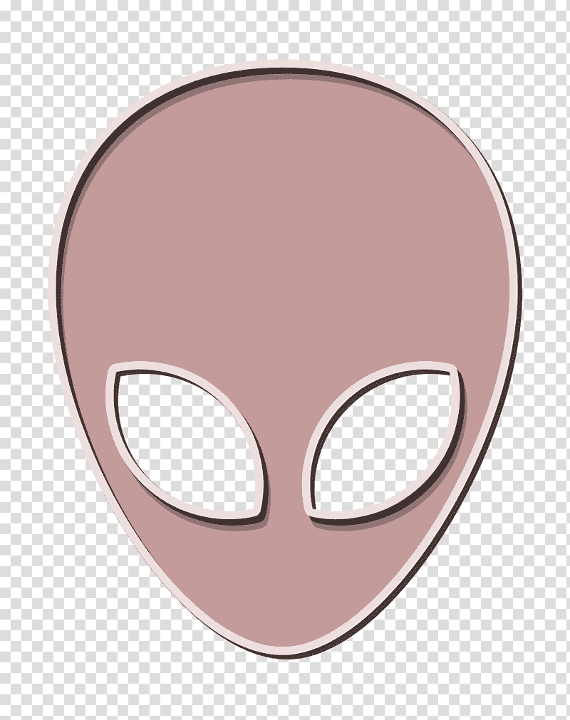 icon Outer Space Alien icon Alien icon, Scientificons Icon, Face, Forehead, Smile, Meter, Cartoon transparent background PNG clipart