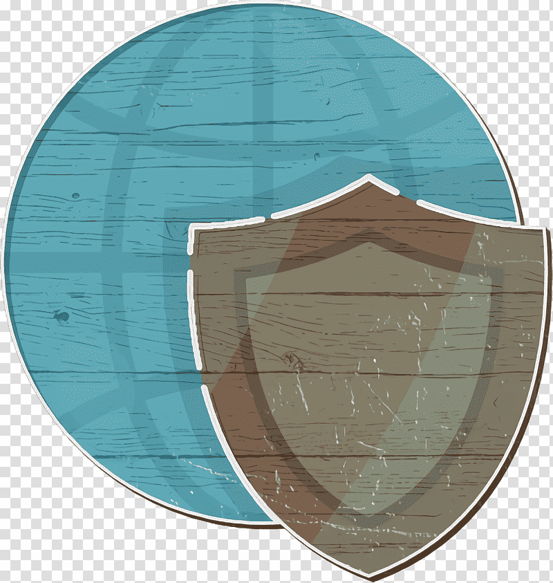 Internet icon Shield icon Web design set icon, M083vt, Wood, Oval, Turquoise, Microsoft Azure transparent background PNG clipart