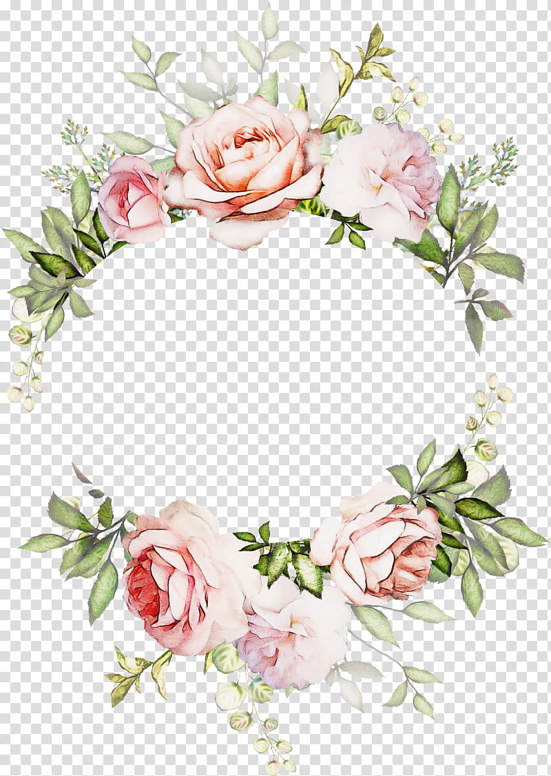 Garden roses, Floral Design, Wreath, Cut Flowers, Flower Bouquet, Petal, Artificial Flower, Pink Flowers transparent background PNG clipart