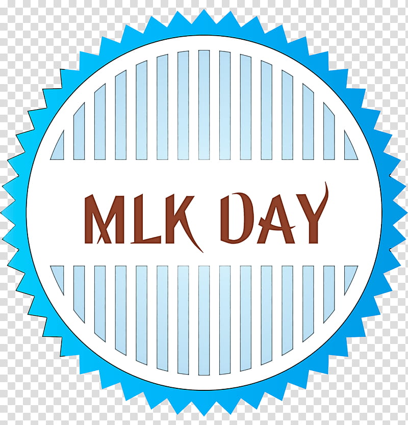 MLK Day Martin Luther King Jr. Day, Martin Luther King Jr Day, Aqua, Turquoise, Line, Baking Cup, Logo, Circle transparent background PNG clipart