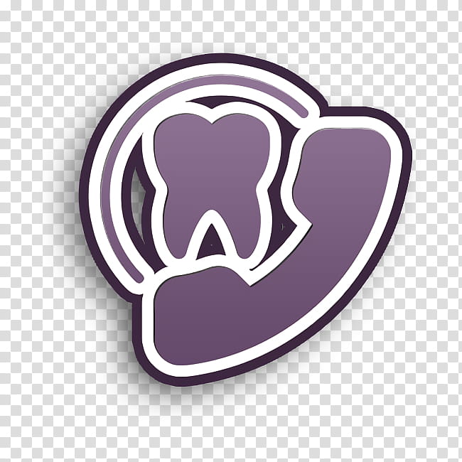 Dentistry icon Tooth icon Appointment icon, Violet, Purple, Logo, Symbol, Heart, Gesture transparent background PNG clipart