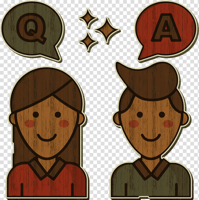 Online Education icon Question icon Questions icon, Cartoon, Meter, Behavior, Human transparent background PNG clipart