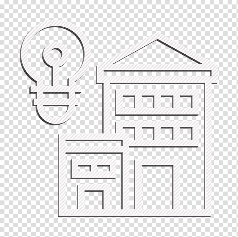 Innovation center icon Financial Technology icon, Architecture, Building, Line Art, Interior Design Services transparent background PNG clipart