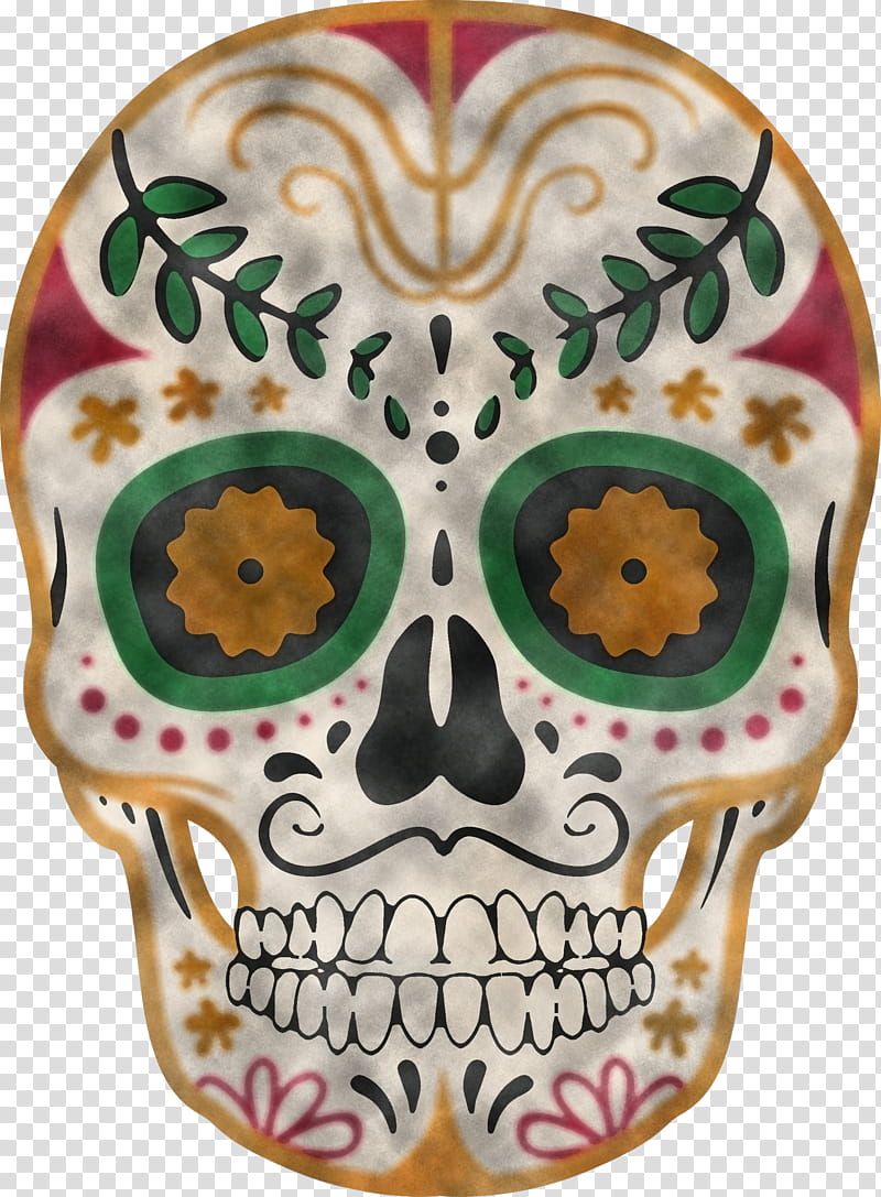 Mexico Element, Day Of The Dead, Calaca, La Calavera Catrina, Festival De Las Calaveras, Mexican Cuisine, Skull Art, Skull Mexican Makeup transparent background PNG clipart