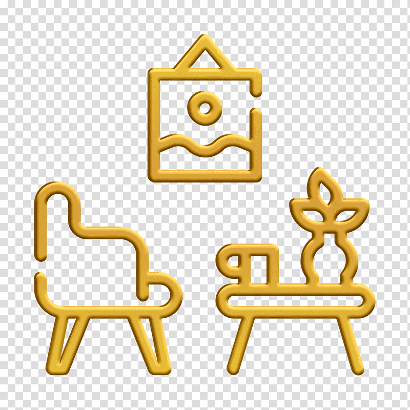 Chair icon Living room icon Furniture and Household icon, Interior Design Services, Kitchen, Cleaning, Nursery Furniture, Office, Bed transparent background PNG clipart