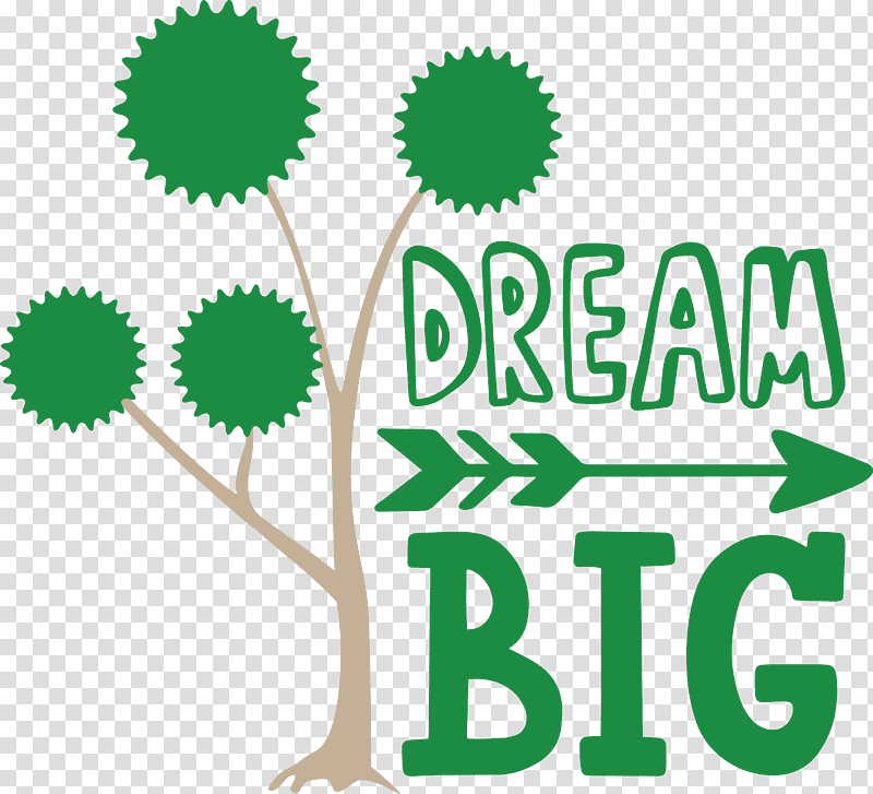 Dream Big, Logo, Green, Happiness, Tree, Meter transparent background PNG clipart