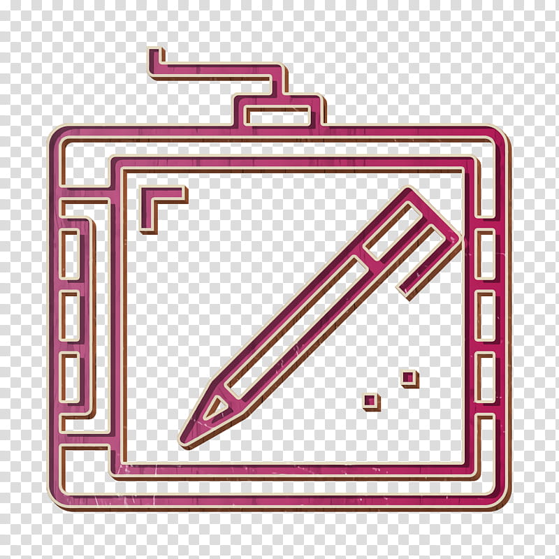 Graphic tablet icon Draw icon Cartoonist icon, Line transparent background PNG clipart