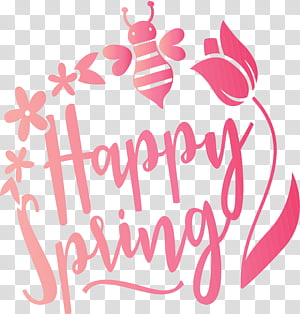 pink text font logo magenta, Hello Spring, Spring
, Watercolor, Paint, Wet Ink transparent background PNG clipart thumbnail