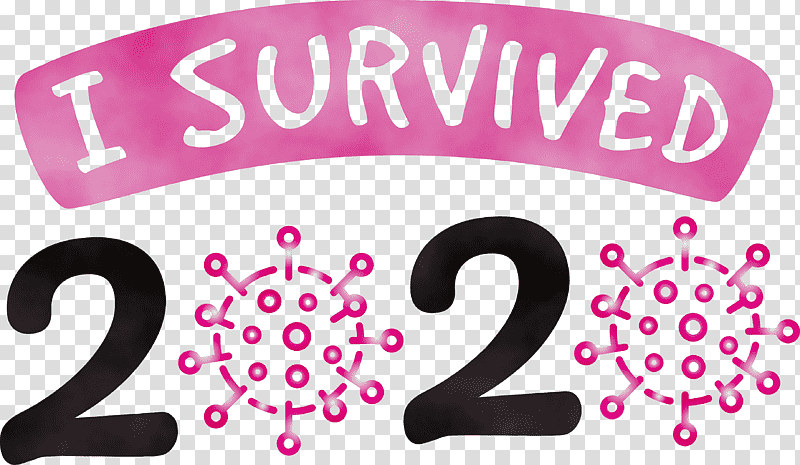 2020 icon 2019–20 coronavirus pandemic music survivor, I Survived, Watercolor, Paint, Wet Ink, Music transparent background PNG clipart