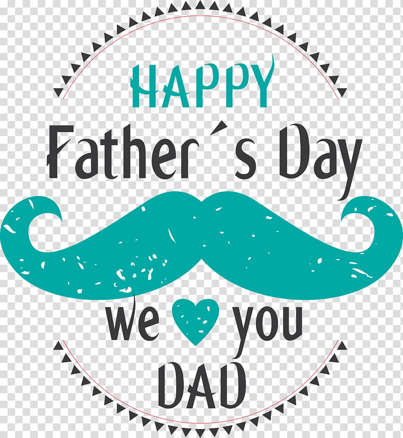 Fathers Day Happy Fathers Day, Logo, Hair M, Teal, Line, Area, Meter transparent background PNG clipart