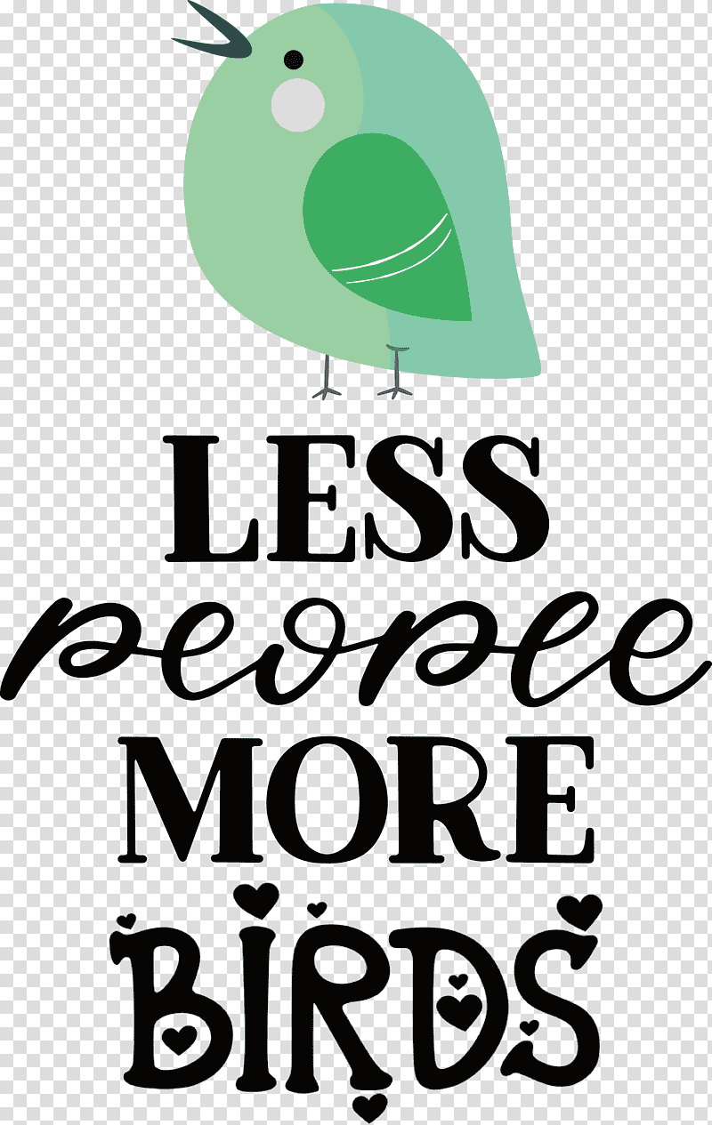 Less People More Birds Birds, Logo, Green, Beak, Meter, Line transparent background PNG clipart