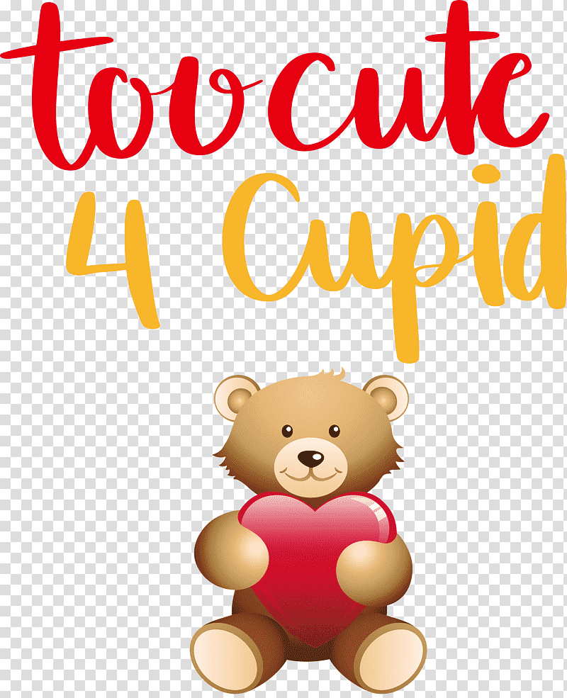 Cute Cupid Valentines Day Valentine, Quotes, Cartoon, Teddy Bear, Balloon, Meter, Bears transparent background PNG clipart