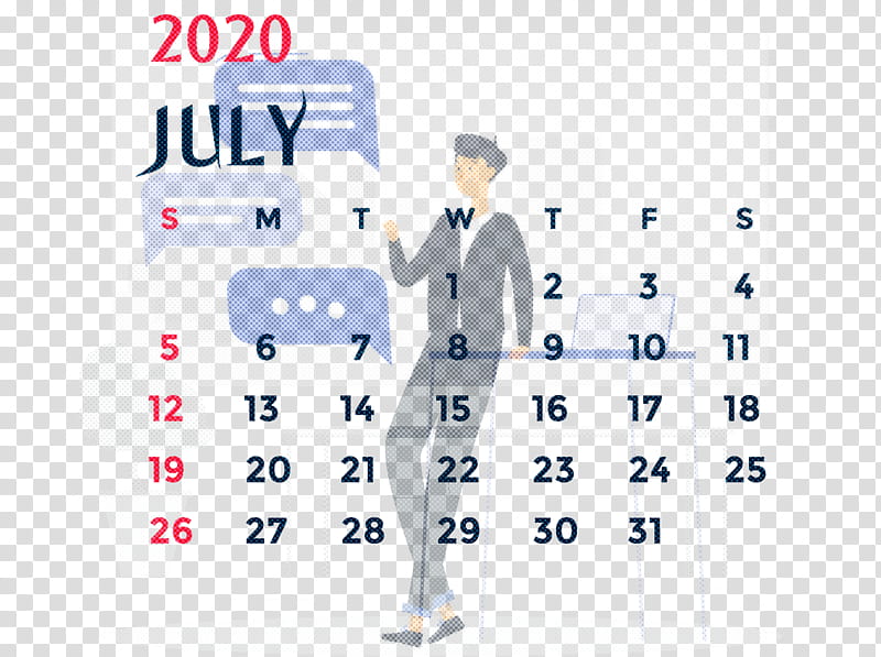 July 2020 Printable Calendar July 2020 Calendar 2020 Calendar, January Calendar, Calendar System, Month, Lunar Calendar, Islamic Calendar, Calendrier 2020, Holiday transparent background PNG clipart