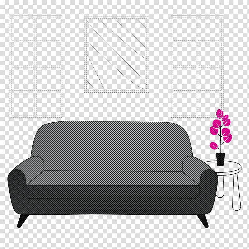 loveseat chair slipcover couch sofa bed, Garden Furniture, Studio, Angle, Geometry, Mathematics transparent background PNG clipart