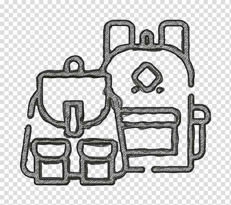Bagpack icon Free Time icon, Car, Cookware And Bakeware, Symbol, Meter transparent background PNG clipart