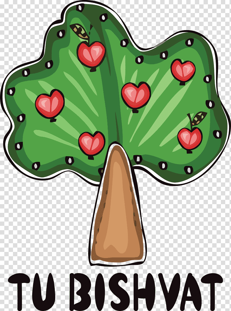 Tu BiShvat Jewish, Fruit Tree, Cartoon, Apple transparent background PNG clipart