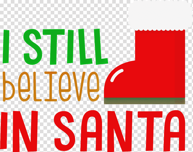 Believe in Santa Santa Christmas, Christmas , Logo, Banner, Line, Meter, Mathematics transparent background PNG clipart