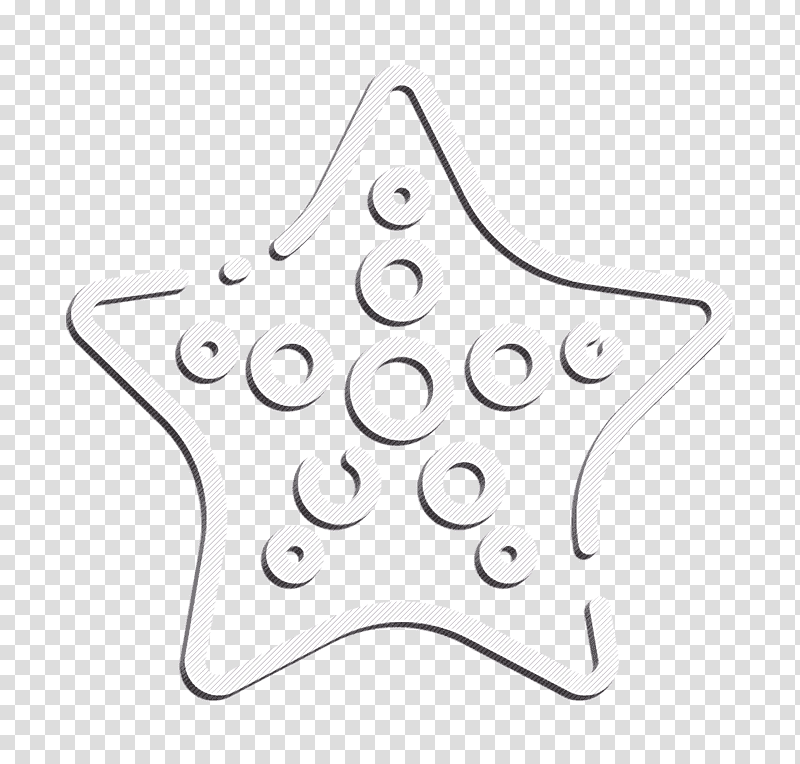 Summer icon Starfish icon, Black And White M, Black White M, Key West, Club House Hotel, Logo, City transparent background PNG clipart
