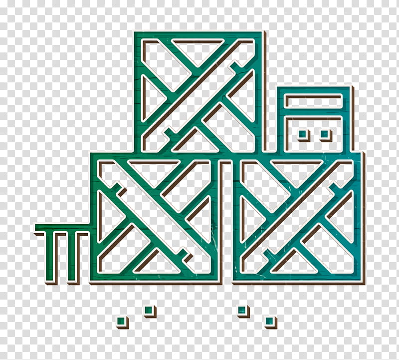 Architecture and city icon Defense icon Paintball icon, Green, Line, Text, Teal, Turquoise, Triangle, Logo transparent background PNG clipart