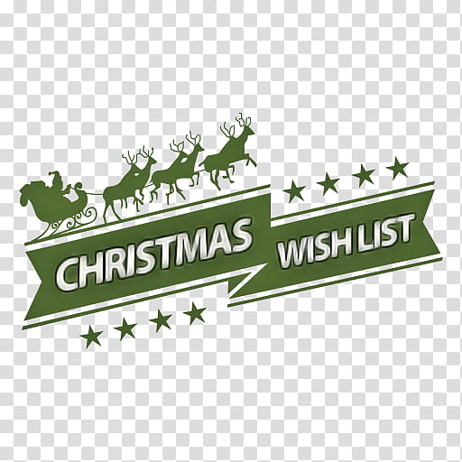 Christmas Day, Wish List, Logo, Poster, Lettering, Text, Santa Claus, Sled transparent background PNG clipart
