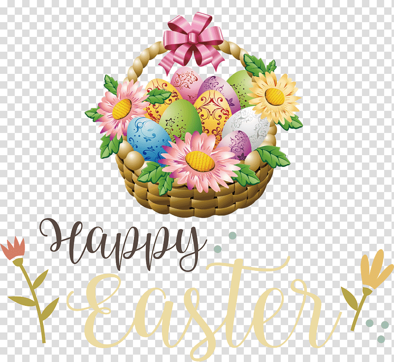 Easter Bunny, Happy Easter Day, Easter Basket, Easter Egg, Greeting Card, Wedding Invitation, Gift transparent background PNG clipart