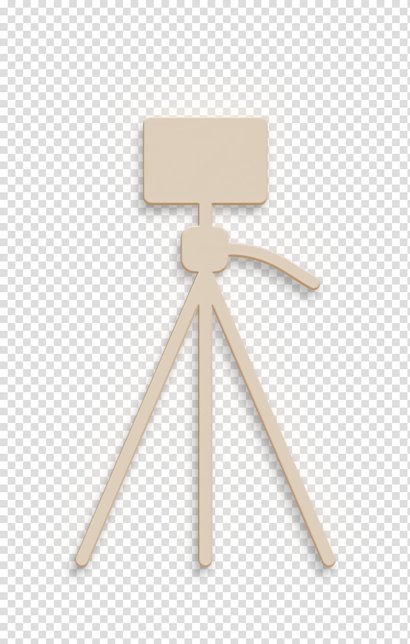 Tripod icon Media Technology icon, M083vt, Angle, Wood, Furniture, Table, Geometry, Mathematics transparent background PNG clipart