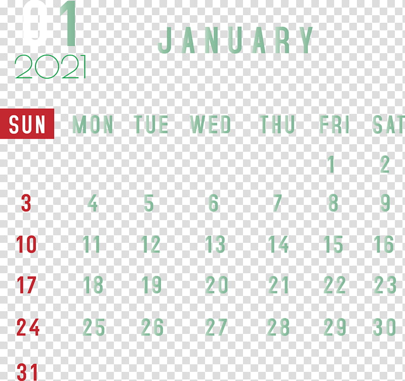january 2021 monthly calendar 2021 monthly calendar Printable 2021 Monthly Calendar Template, 2021 Printable Monthly Calendar, Meter, Green, Line, Point, Area transparent background PNG clipart