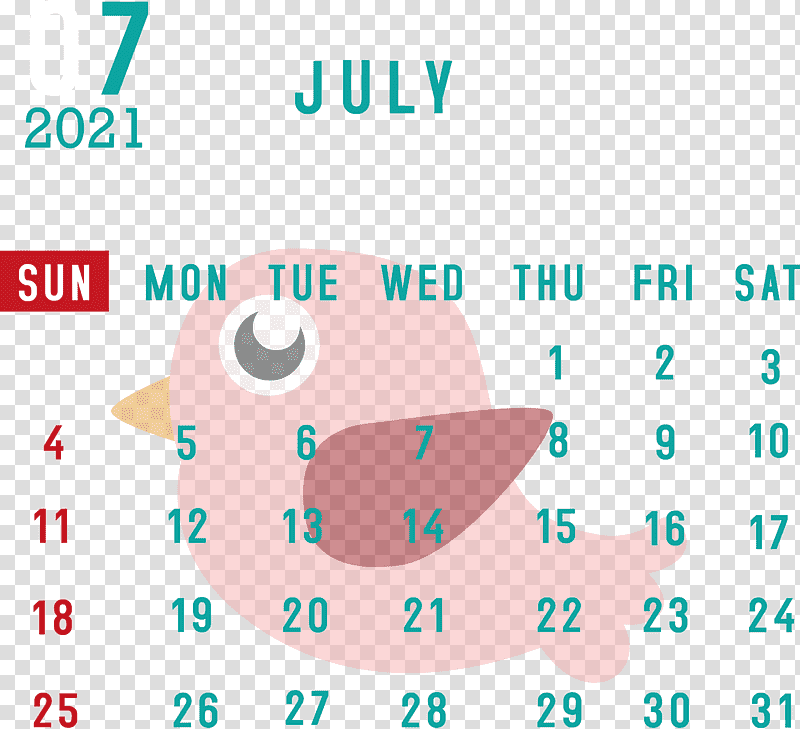 July 2021 Calendar July Calendar 2021 Calendar, Logo, Diagram, Aqua M, Meter, Line, Calendar System transparent background PNG clipart