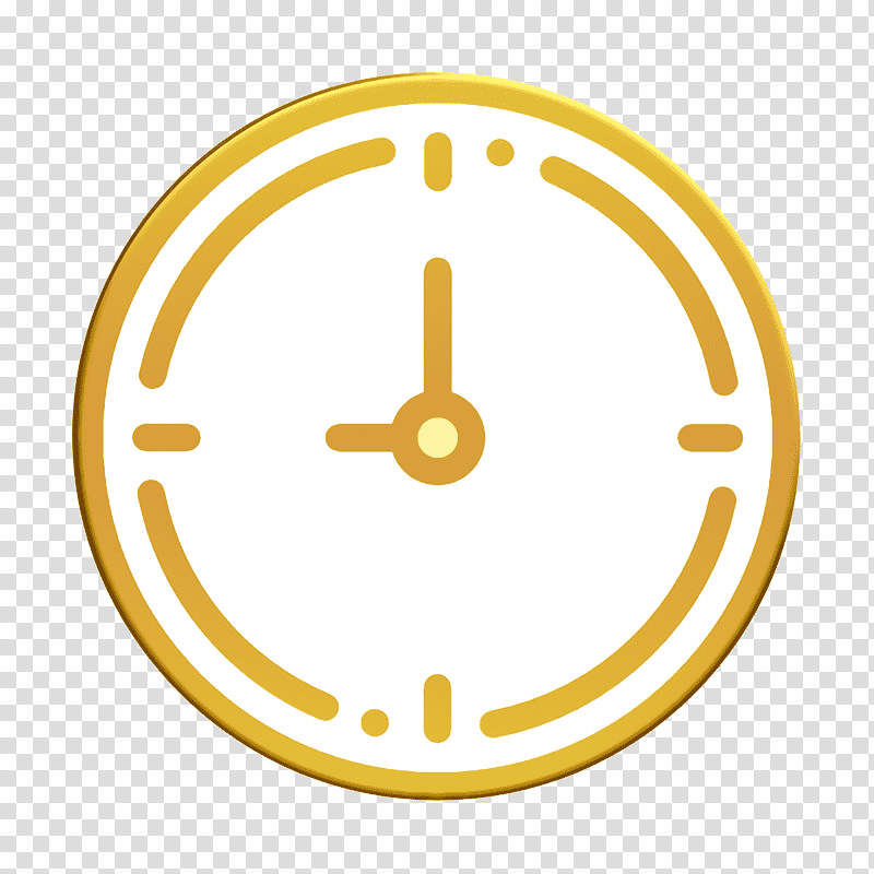 Time icon Interview icon Clock icon, Symbol, Circle, Chemical Symbol, Icon Pro Audio Platform, Yellow, Meter transparent background PNG clipart