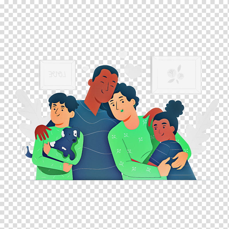 Happy Family Day Family Day, Cartoon, Hug, Watercolor Painting, International Friendship Day transparent background PNG clipart