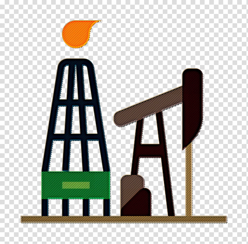 Technologies Disruption icon Oil mining icon Oil icon, Table, Furniture transparent background PNG clipart