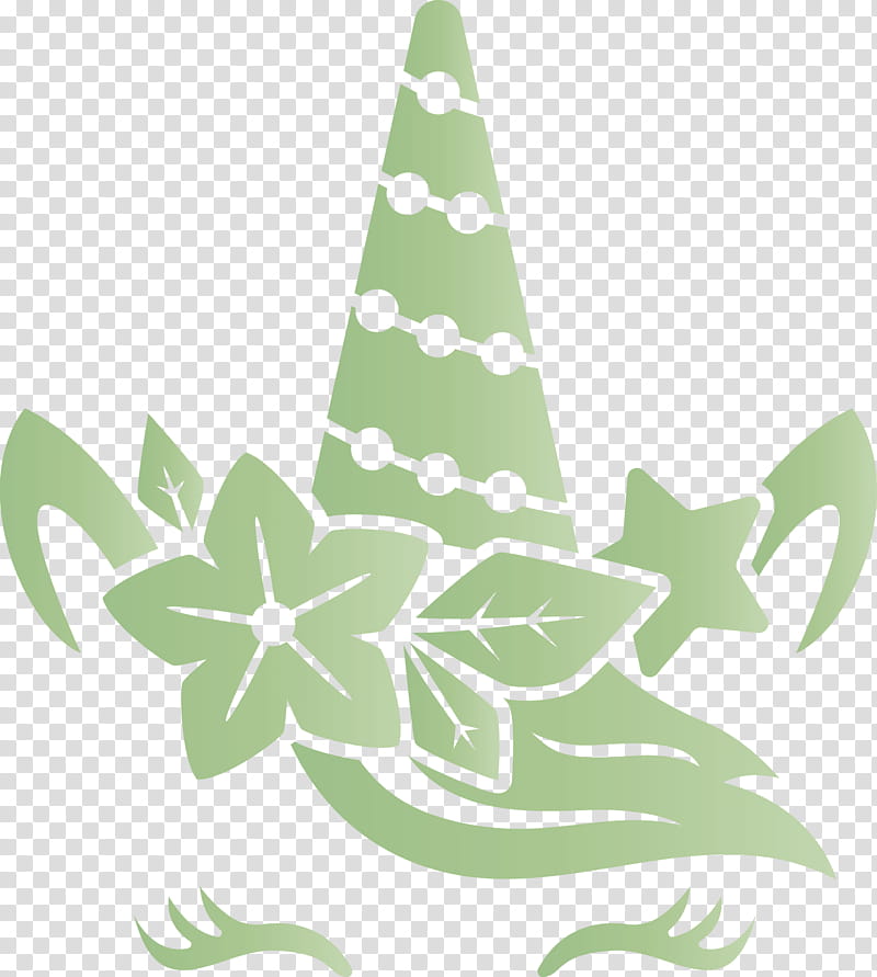 unicorn Christmas Unicorn, Green, Leaf, Plant, Colorado Spruce, Tree, Pine, Pine Family transparent background PNG clipart