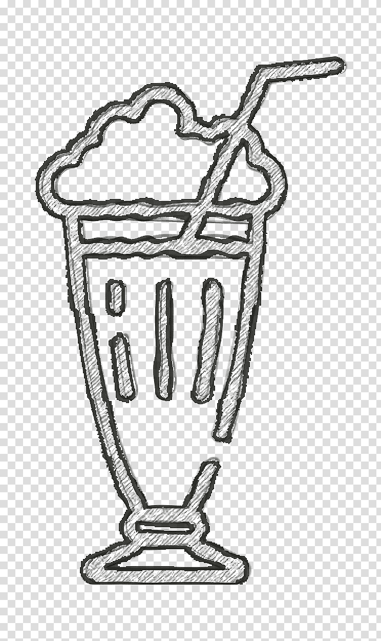 Drink icon Milkshake icon Fast Food icon, Black And White
, Line Art, Shoe, Joint, Meter, Hm transparent background PNG clipart