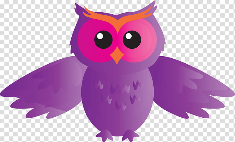 owl bird purple violet bird of prey, Watercolor Owl, Cartoon, Pink, Eastern Screech Owl, Animation, Wing, Magenta transparent background PNG clipart