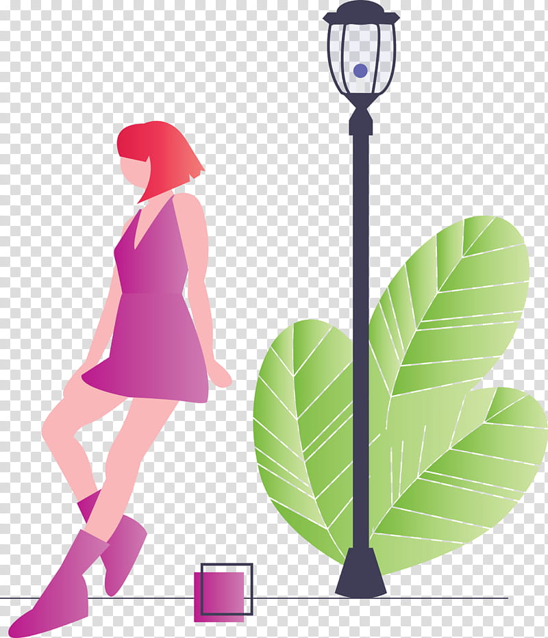 Modern Girl, Leaf, Plant, Technology, Flower transparent background PNG clipart