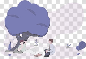 friendship,  Cartoon, Animation, Tree, Gesture, Conversation transparent background PNG clipart thumbnail