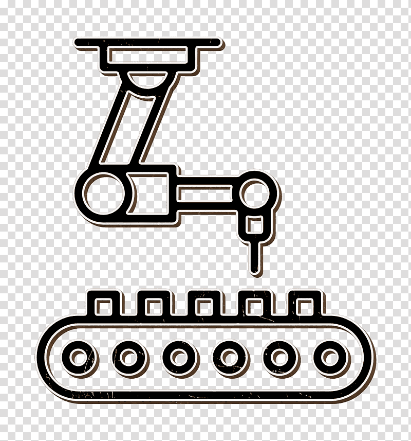 Factory icon Industrial robot icon Industry Icon icon, Manufacturing, Production Line, Manufacturing Process Management, Automation, Die Casting, Injection Moulding transparent background PNG clipart