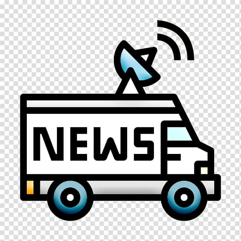 Broadcast icon Newspaper icon Truck icon, Vehicle, Transport, Moving, Logo transparent background PNG clipart