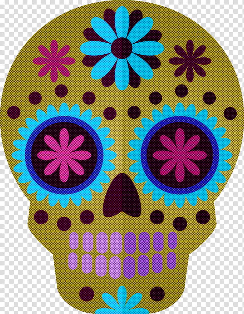 Skull Mexico Sugar Skull traditional skull, Calavera, La Calavera Catrina, Day Of The Dead, Skull Art, Calaca, Mexican Cuisine, Skeleton transparent background PNG clipart