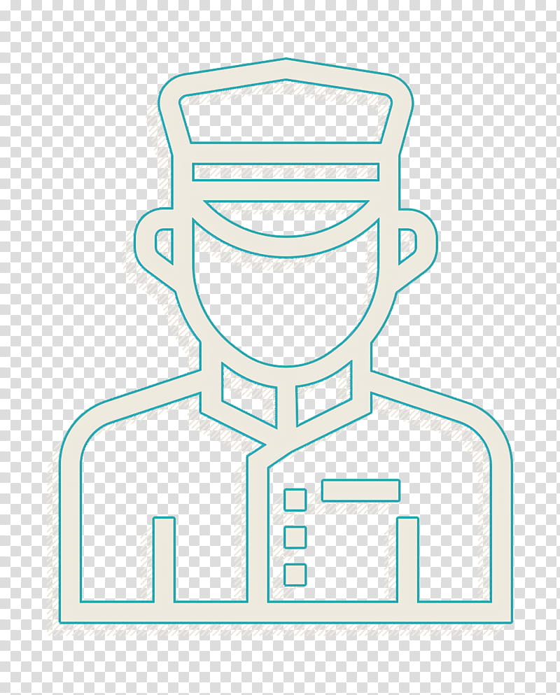 Hotel icon Doorman icon Jobs and Occupations icon, Logo, Symbol, Emblem transparent background PNG clipart