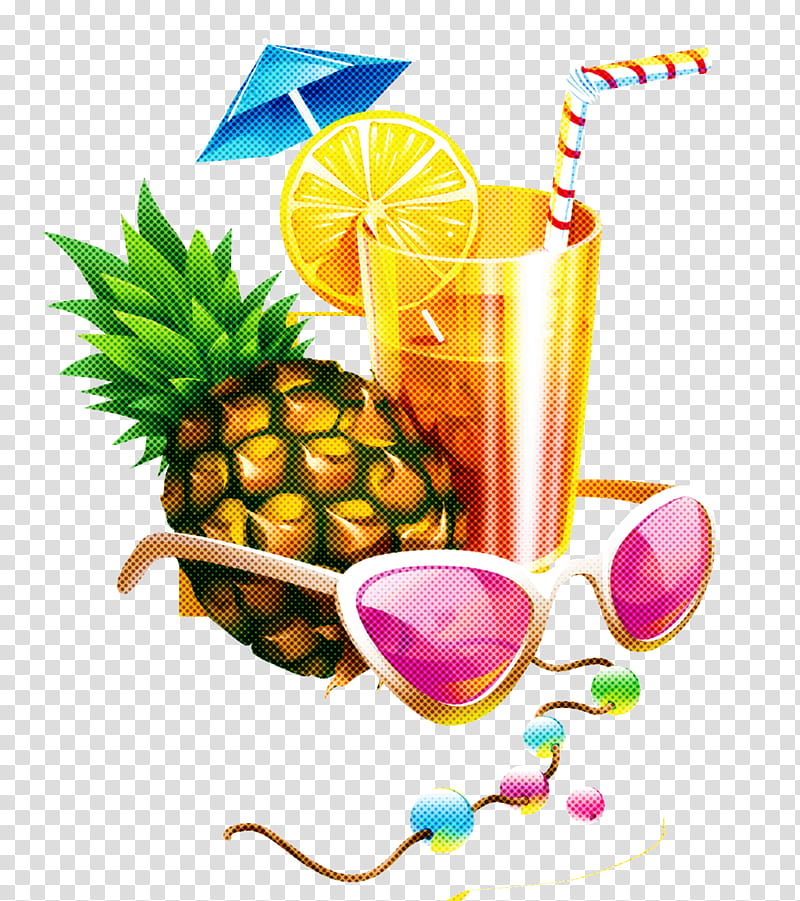 Pineapple, Cocktail Garnish, Fruit, Juice, Mai Tai, Nonalcoholic Drink, Batida, Pineapple Juice transparent background PNG clipart