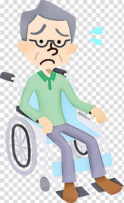 cartoon wheelchair, Cartoon transparent background PNG clipart