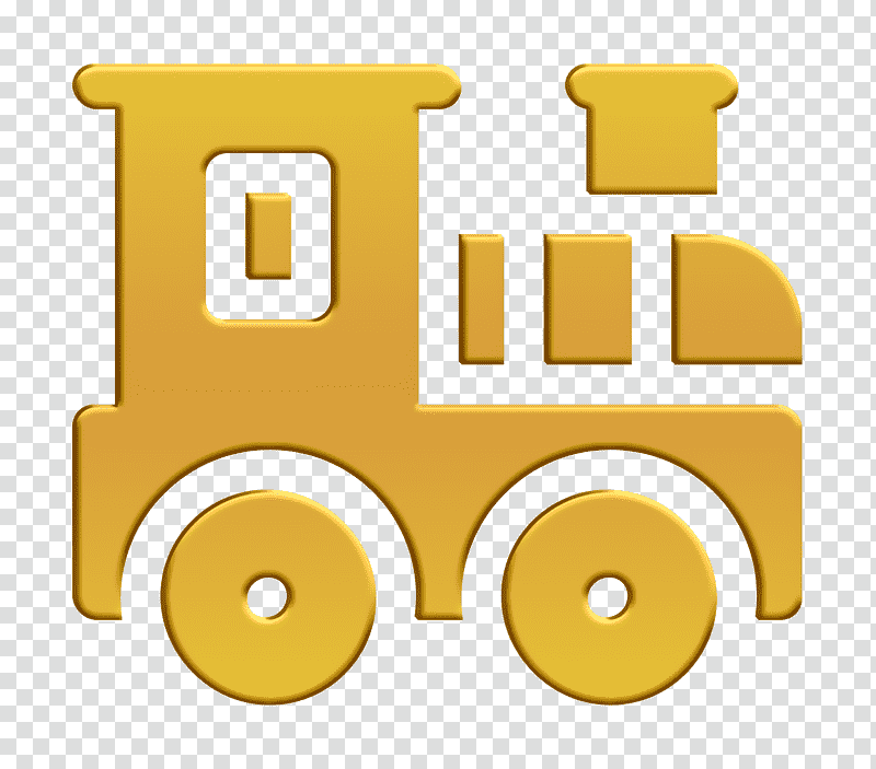 Playground icon Railroad icon Train icon, Symbol, Chemical Symbol, Yellow, Line, Meter, Science transparent background PNG clipart